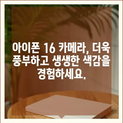 아이폰16 카메라 | 향상된 연산 사진으로 아름다운 순간 포착