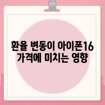 아이폰16 가격에 영향을 미치는 요인