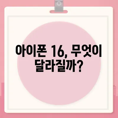 아이폰16 출시일 예상, 디자인, 스펙, 1차 출시국 포함