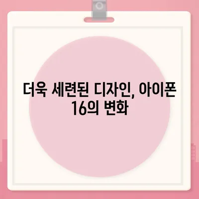 아이폰16의 색상, 디자인, 스펙 공개