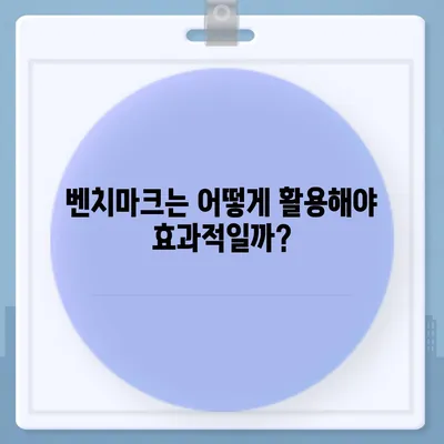 벤치마크 성능과 실제 세계적 성능 사이의 차이점