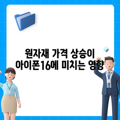 아이폰16 가격에 영향을 미치는 요인