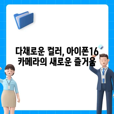 아이폰16 후면 카메라, 다양한 컬러 옵션으로 개인 취향에 맞게 선택 가능