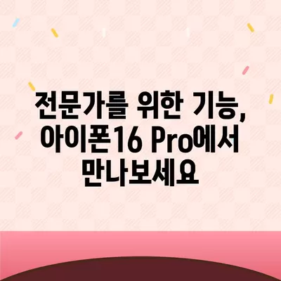 아이폰16 후면 카메라, Pro 모델에 전문적인 사진 기능 제공