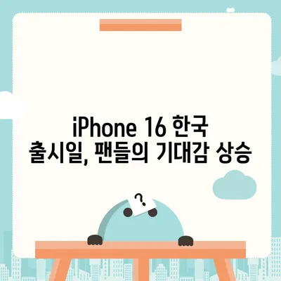 iPhone 16 한국 출시일 | 1차 공개, 프로 디자인 개선