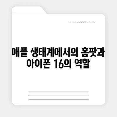 홈팟과 아이폰 16의 가을 공개 예상