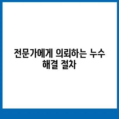 빌라 누수 책임 해결하기 | 은평구 누수 탐지부터 집 매도 후 누수 원인까지