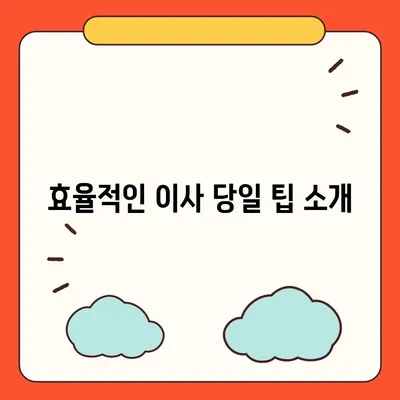 이사 필수품 7가지 | 망하지 마세요