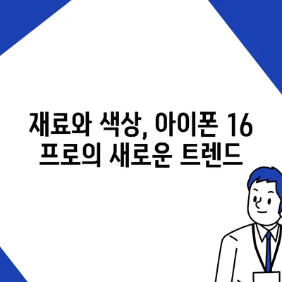 아이폰 16 프로 출시일 및 디자인 | 눈에 띄는 변화