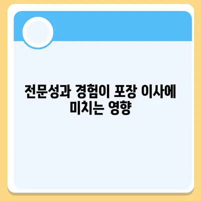 포장 이사업체의 비결 | 최선의 선택을 위한 가이드