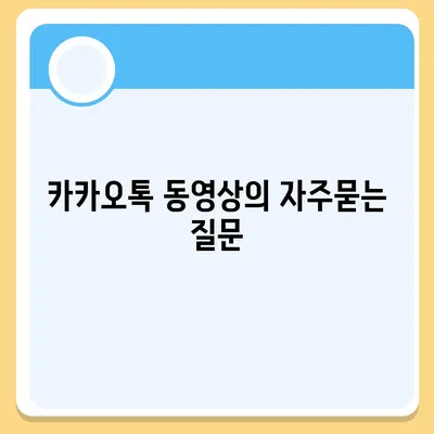 카카오톡 동영상