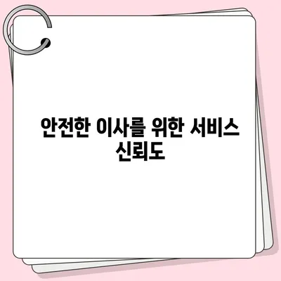 포장이사이삿짐센터 선택 이유