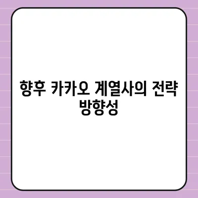 카카오 계열사 매각 임박? 주가 전망 분석