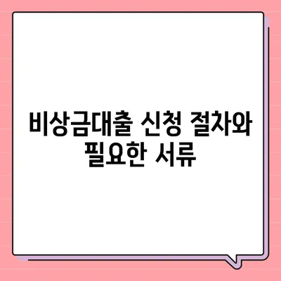 카카오뱅크 비상금대출 신청