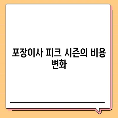 포장이사비용 비교 가이드