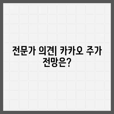 카카오 계열사 매각 임박? 주가 전망 분석