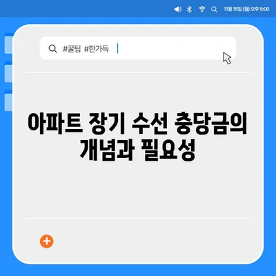 아파트 장기 수선 충당금, 이사 시 회수 방법