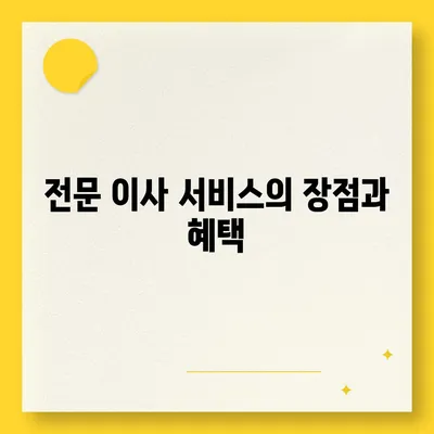 하남 가구 이사 전문가 필수