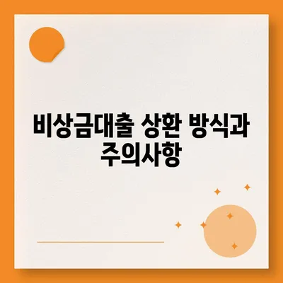 카카오뱅크 pc버전 비상금대출 pc버전 상환