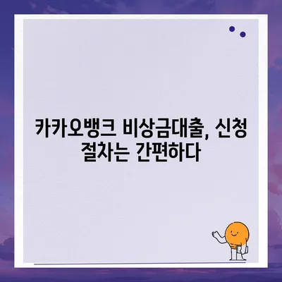 카카오뱅크 pc버전 비상금대출 후기