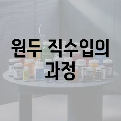 원두 직수입의 과정