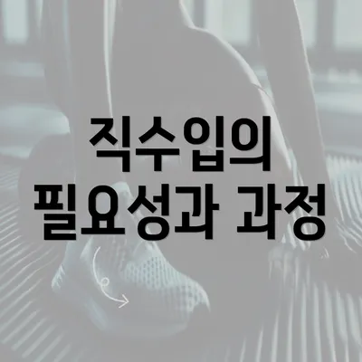 직수입의 필요성과 과정