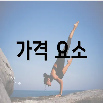 가격 요소