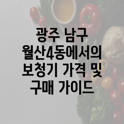 광주 남구 월산4동에서의 보청기 가격 및 구매 가이드