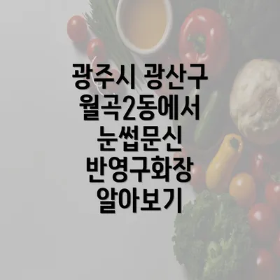 광주시 광산구 월곡2동에서 눈썹문신 반영구화장 알아보기