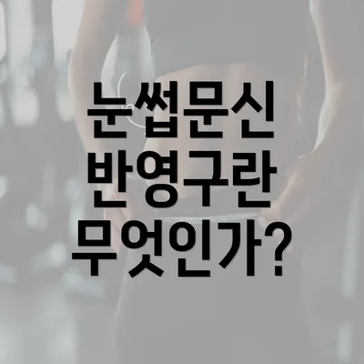 눈썹문신 반영구란 무엇인가?