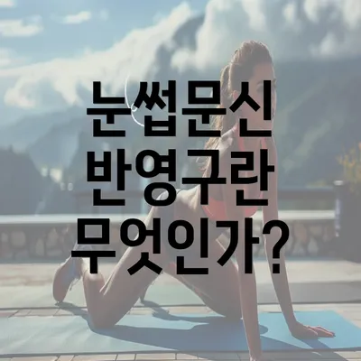 눈썹문신 반영구란 무엇인가?