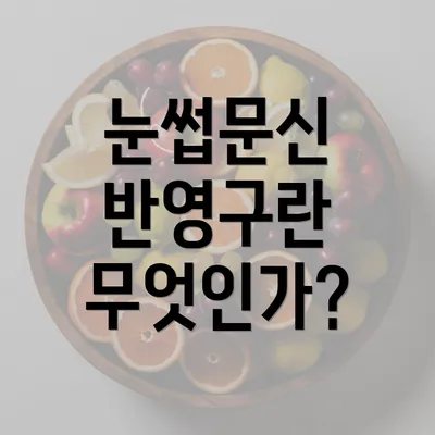 눈썹문신 반영구란 무엇인가?