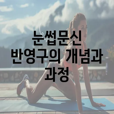 눈썹문신 반영구의 개념과 과정