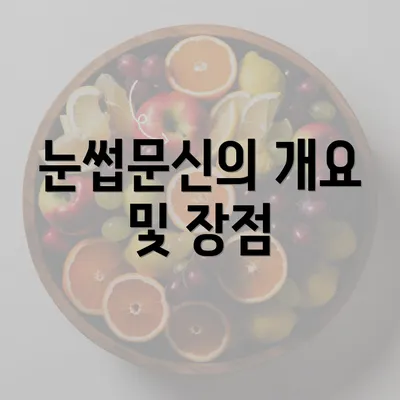 눈썹문신의 개요 및 장점