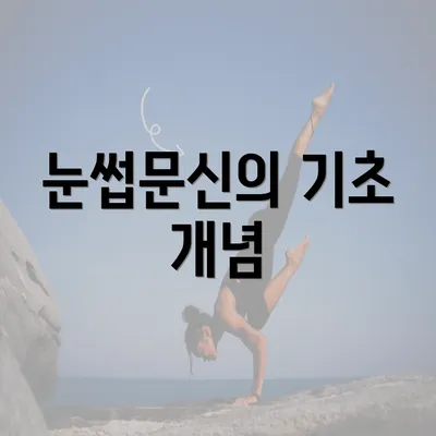 눈썹문신의 기초 개념