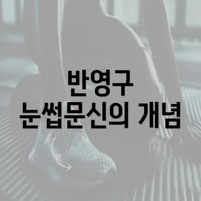 반영구 눈썹문신의 개념