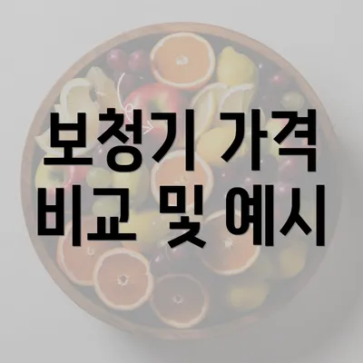 보청기 가격 비교 및 예시