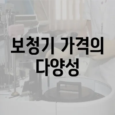 보청기 가격의 다양성