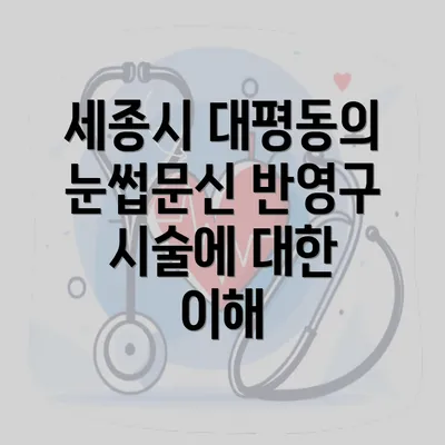 세종시 대평동의 눈썹문신 반영구: 남녀 누구나 위한 관리과정과 가격 정보