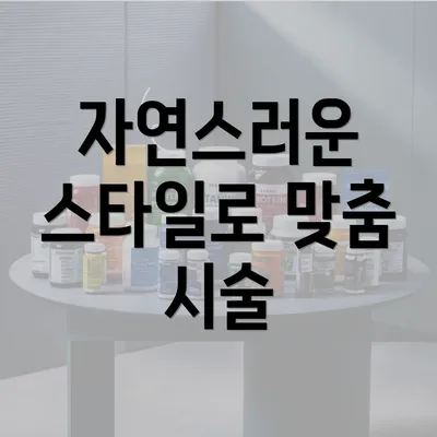 자연스러운 스타일로 맞춤 시술