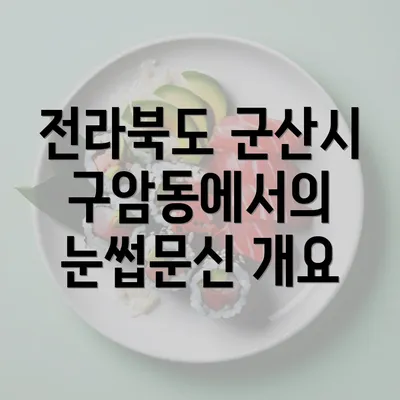 전라북도 군산시 구암동에서의 눈썹문신 개요