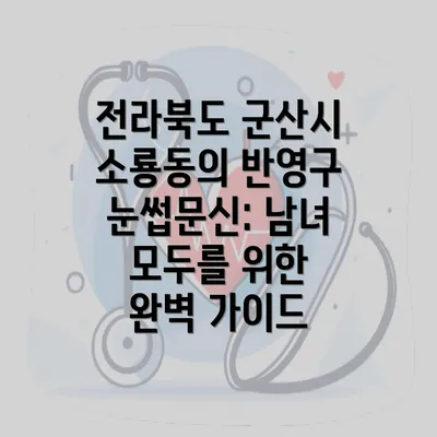 전라북도 군산시 소룡동의 반영구 눈썹문신: 남녀 모두를 위한 완벽 가이드