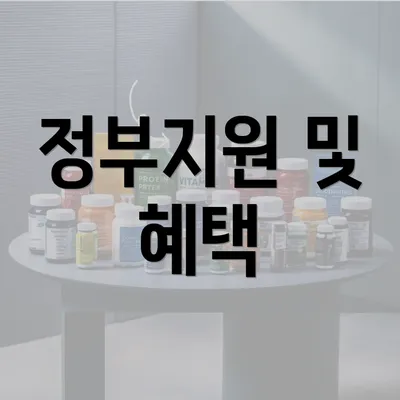 정부지원 및 혜택