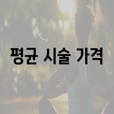 평균 시술 가격