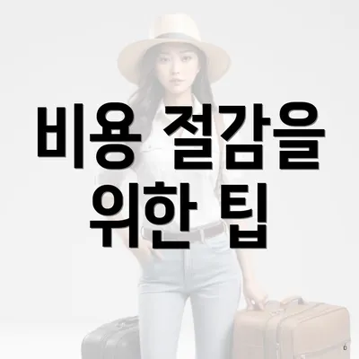 비용 절감을 위한 팁