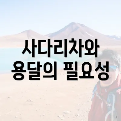 사다리차와 용달의 필요성