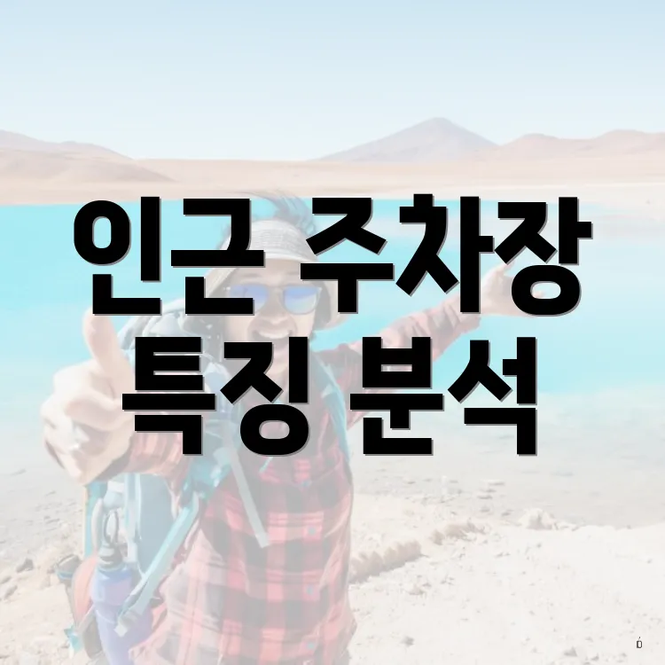 인근 주차장 특징 분석