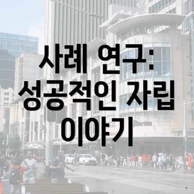 사례 연구: 성공적인 자립 이야기