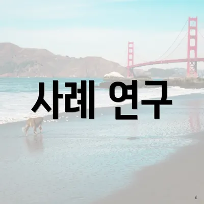 사례 연구