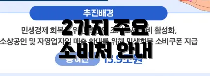 2가지 주요 소비처 안내